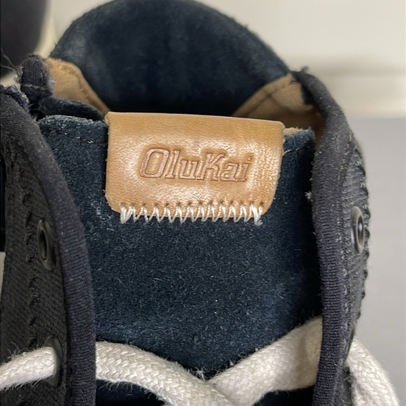 Olukai Pīlahi Women's High Top Sneakers Black Sz 8 - Picture 5 of 10